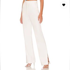 NBD Granada dress Pants in White size small